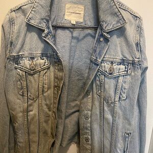 Lucky Brand Women's Faded Blue Jean Jacket